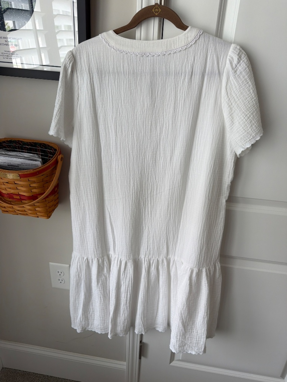 Chicos size 2 white cotton dress never worn - Picture 3 of 5